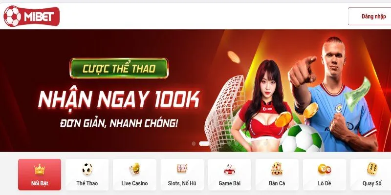 Giao diện game thể thao